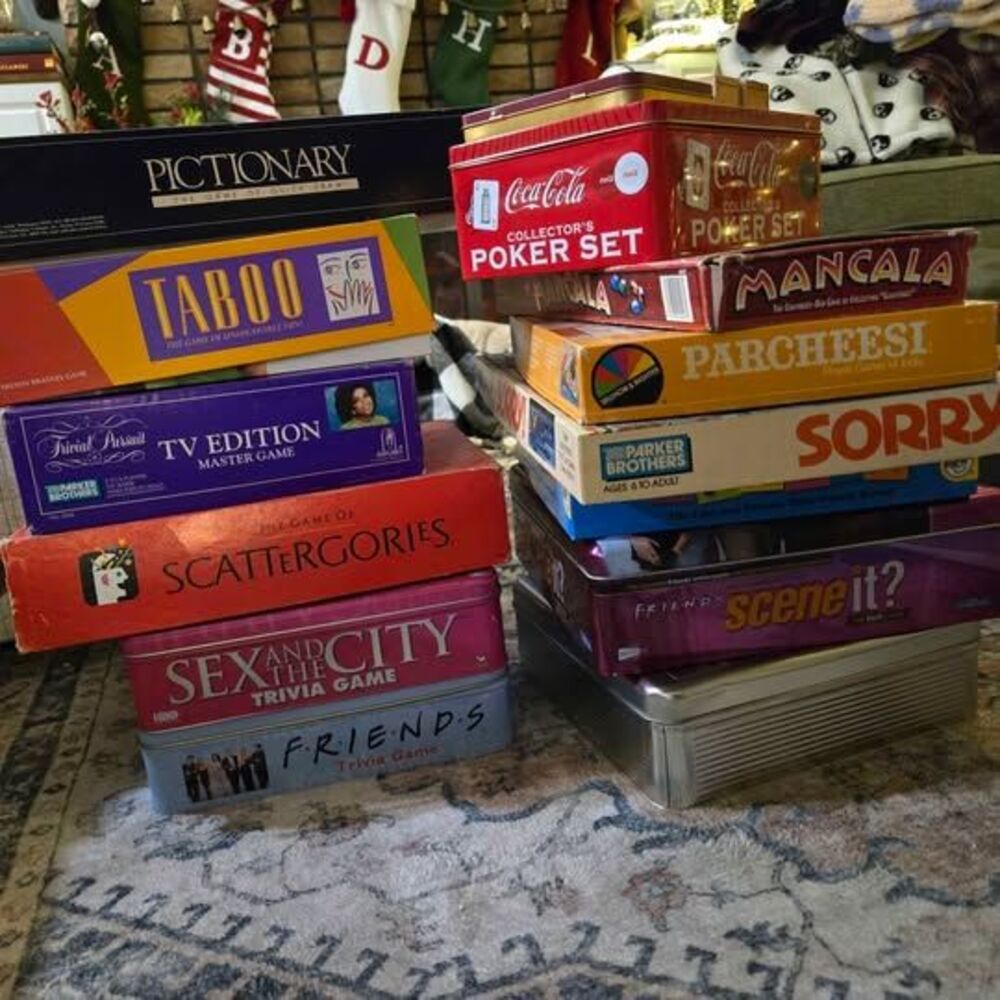 Vintage board games including first editions